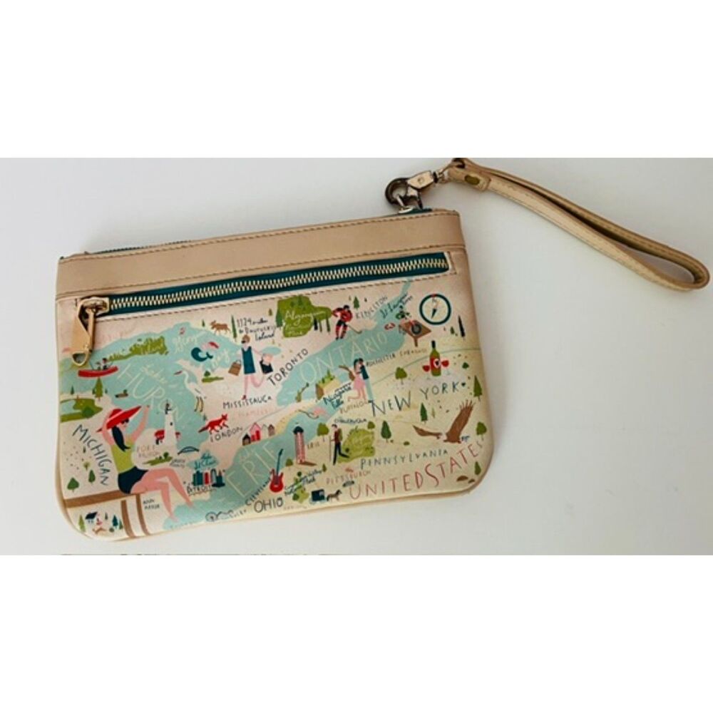 Spartina 449 Greetings From the Great Lakes Scout Wristlet - Picture 2 of 11